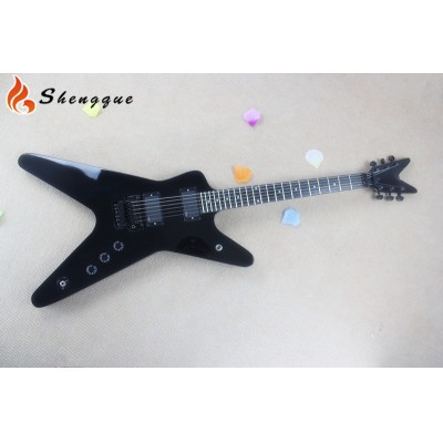 Shengyun Black color 6 String Flying V Guitars Electric Guitar