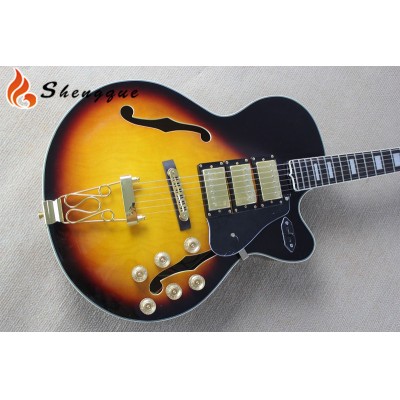 Shengyun 3 Pickups Electric Jazz Guitar