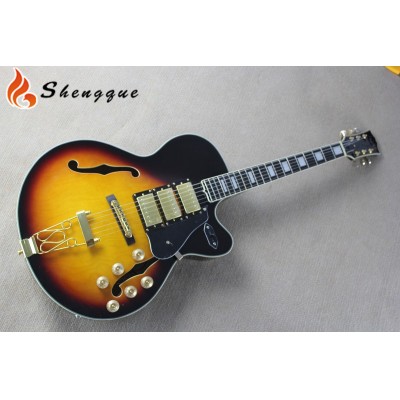 Shengyun t-o-m Bridge Custom Made Electric Jazz Guitar