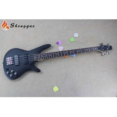 Shengyun 4 String Black Electric Bass Guitar