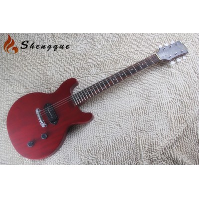 Shengyun 6 Strings Transparent Red Electric Guitar