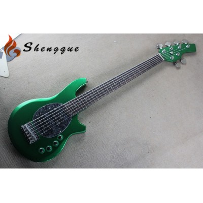 Shengyun Green 6 String Electric Bass Guitar