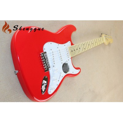 Shengyun Red ST Guitars Electric Guitar