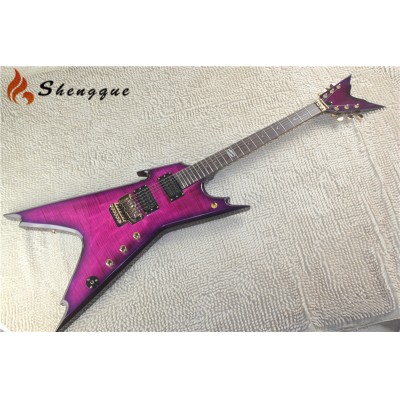 Shengyun Flamed Maple Top Guitars Rock Electric Guitar