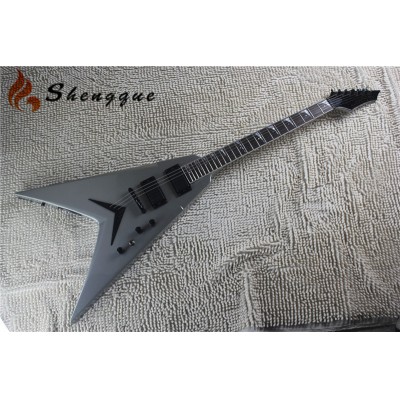 Shengyun Silver Color Flying V Shaped Electric Guitars