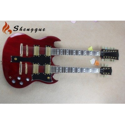 Shengyun SG Model Guitars Double Head Neck Electric Guitar
